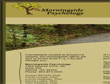 Tablet Screenshot of morningsidepsychology.com